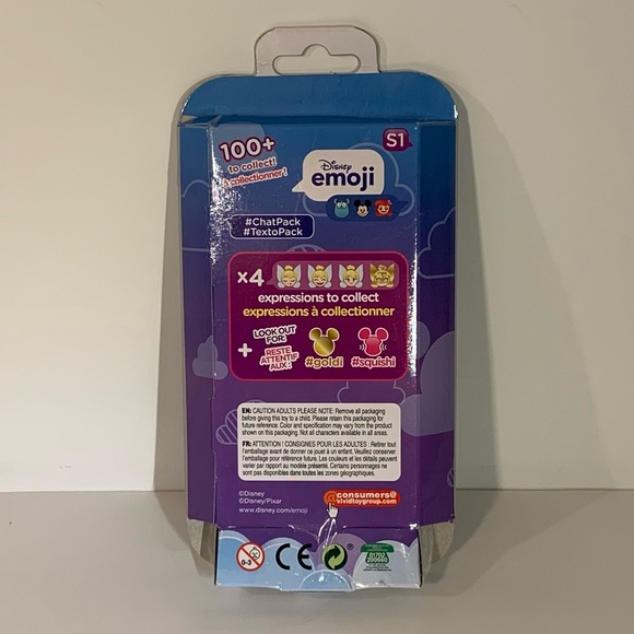🏰 4/$25 DISNEY EMOJI CHAT PACK SERIES 1 PACK OF 5 FIGURES 🏰 - Picture 2 of 7